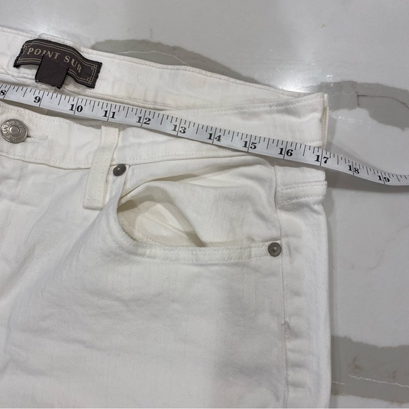 J.Crew Point Sur High rise slim boy White denim jeans - Picture 11 of 13